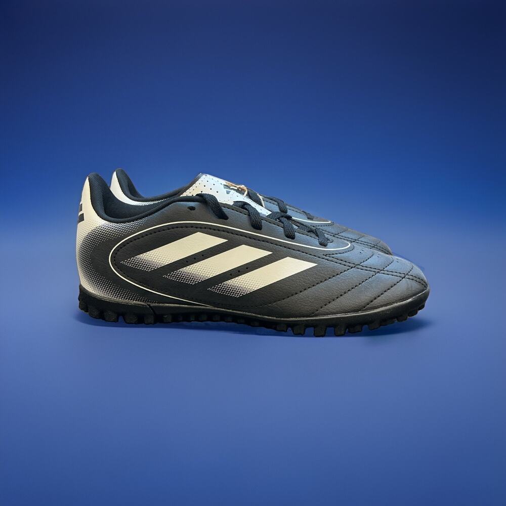 Size 3.5 Adidas Black & White Goletto VIII TF J Soccer Cleats GY5781